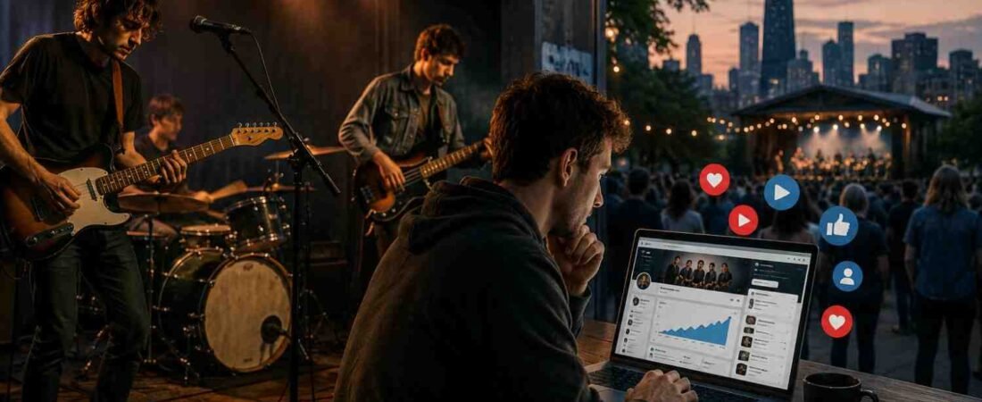 How Bands Grow Their Audience Using Smart Content and Live Shows?